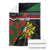 Personalized Portugal Coat of Arms with Carnation Blanket Portuguese Bandeira Verde-Rubra