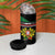 Personalized Portugal Coat of Arms with Carnation 4 in 1 Can Cooler Tumbler Portuguese Bandeira Verde-Rubra