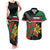 Personalized Portugal Coat of Arms with Carnation Couples Matching Tank Maxi Dress and Hawaiian Shirt Portuguese Bandeira Verde-Rubra