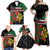 Personalized Portugal Coat of Arms with Carnation Family Matching Off Shoulder Maxi Dress and Hawaiian Shirt Portuguese Bandeira Verde-Rubra