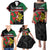 Personalized Portugal Coat of Arms with Carnation Family Matching Puletasi and Hawaiian Shirt Portuguese Bandeira Verde-Rubra