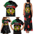 Personalized Portugal Coat of Arms with Carnation Family Matching Tank Maxi Dress and Hawaiian Shirt Portuguese Bandeira Verde-Rubra