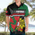 Personalized Portugal Coat of Arms with Carnation Hawaiian Shirt Portuguese Bandeira Verde-Rubra