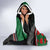 Personalized Portugal Coat of Arms with Carnation Hooded Blanket Portuguese Bandeira Verde-Rubra