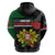 Personalized Portugal Coat of Arms with Carnation Hoodie Portuguese Bandeira Verde-Rubra