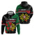 Personalized Portugal Coat of Arms with Carnation Hoodie Portuguese Bandeira Verde-Rubra