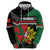 Personalized Portugal Coat of Arms with Carnation Hoodie Portuguese Bandeira Verde-Rubra