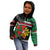 Personalized Portugal Coat of Arms with Carnation Kid Hoodie Portuguese Bandeira Verde-Rubra