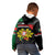 Personalized Portugal Coat of Arms with Carnation Kid Hoodie Portuguese Bandeira Verde-Rubra