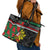 Personalized Portugal Coat of Arms with Carnation Leather Tote Bag Portuguese Bandeira Verde-Rubra