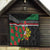 Personalized Portugal Coat of Arms with Carnation Quilt Portuguese Bandeira Verde-Rubra