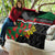 Personalized Portugal Coat of Arms with Carnation Quilt Portuguese Bandeira Verde-Rubra