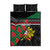 Personalized Portugal Coat of Arms with Carnation Quilt Bed Set Portuguese Bandeira Verde-Rubra