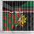 Personalized Portugal Coat of Arms with Carnation Shower Curtain Portuguese Bandeira Verde-Rubra