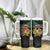 Personalized Portugal Coat of Arms with Carnation Tumbler With Handle Portuguese Bandeira Verde-Rubra