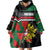 Personalized Portugal Coat of Arms with Carnation Wearable Blanket Hoodie Portuguese Bandeira Verde-Rubra