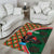 Personalized Portugal Rooster of Barcelos Area Rug Portuguese Flag