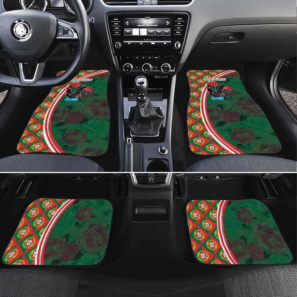 Personalized Portugal Rooster of Barcelos Car Mats Portuguese Flag