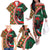 Personalized Portugal Rooster of Barcelos Family Matching Off The Shoulder Long Sleeve Dress and Hawaiian Shirt Portuguese Flag