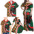 Personalized Portugal Rooster of Barcelos Family Matching Off Shoulder Maxi Dress and Hawaiian Shirt Portuguese Flag