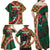 Personalized Portugal Rooster of Barcelos Family Matching Off Shoulder Maxi Dress and Hawaiian Shirt Portuguese Flag