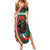 Personalized Portugal Rooster of Barcelos Summer Maxi Dress Portuguese Flag