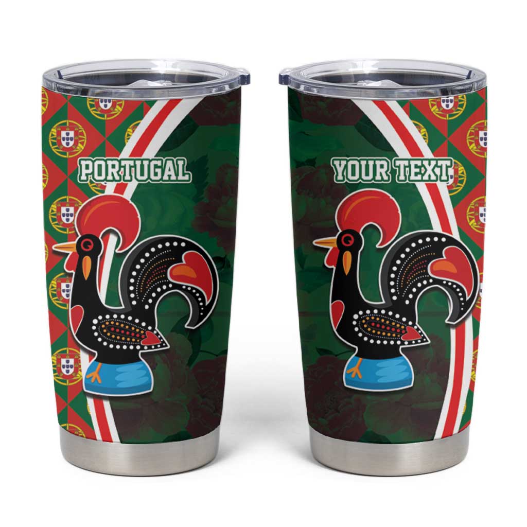 Personalized Portugal Rooster of Barcelos Tumbler Cup Portuguese Flag