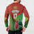 Custom Portugal Football Go Champions Button Sweatshirt Sporty Style