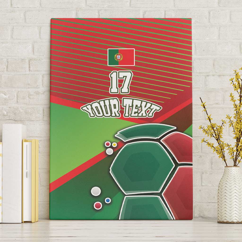 Custom Portugal Football Go Champions Canvas Wall Art Sporty Style