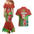 Custom Portugal Football Go Champions Couples Matching Mermaid Dress and Hawaiian Shirt Sporty Style