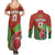 Custom Portugal Football Go Champions Couples Matching Summer Maxi Dress and Long Sleeve Button Shirt Sporty Style