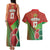 Custom Portugal Football Go Champions Couples Matching Tank Maxi Dress and Hawaiian Shirt Sporty Style