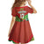 Custom Portugal Football Go Champions Family Matching Long Sleeve Bodycon Dress and Hawaiian Shirt Sporty Style