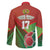 Custom Portugal Football Go Champions Family Matching Long Sleeve Bodycon Dress and Hawaiian Shirt Sporty Style