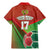 Custom Portugal Football Go Champions Family Matching Mermaid Dress and Hawaiian Shirt Sporty Style