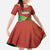 Custom Portugal Football Go Champions Family Matching Off The Shoulder Long Sleeve Dress and Hawaiian Shirt Sporty Style