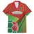 Custom Portugal Football Go Champions Family Matching Off The Shoulder Long Sleeve Dress and Hawaiian Shirt Sporty Style