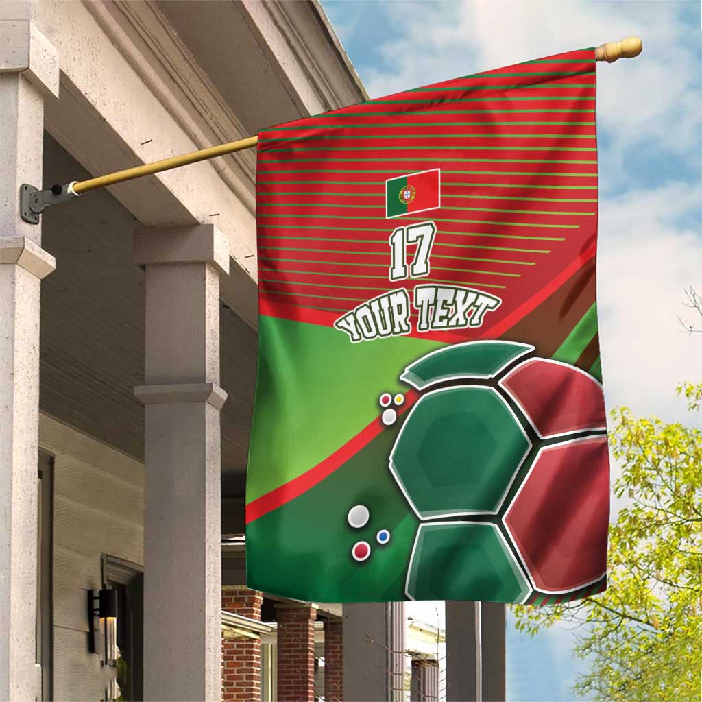 Custom Portugal Football Go Champions Garden Flag Sporty Style