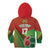 Custom Portugal Football Go Champions Kid Hoodie Sporty Style