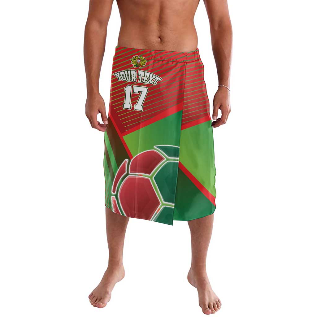 Custom Portugal Football Go Champions Lavalava Sporty Style