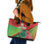 Custom Portugal Football Go Champions Leather Tote Bag Sporty Style