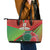 Custom Portugal Football Go Champions Leather Tote Bag Sporty Style