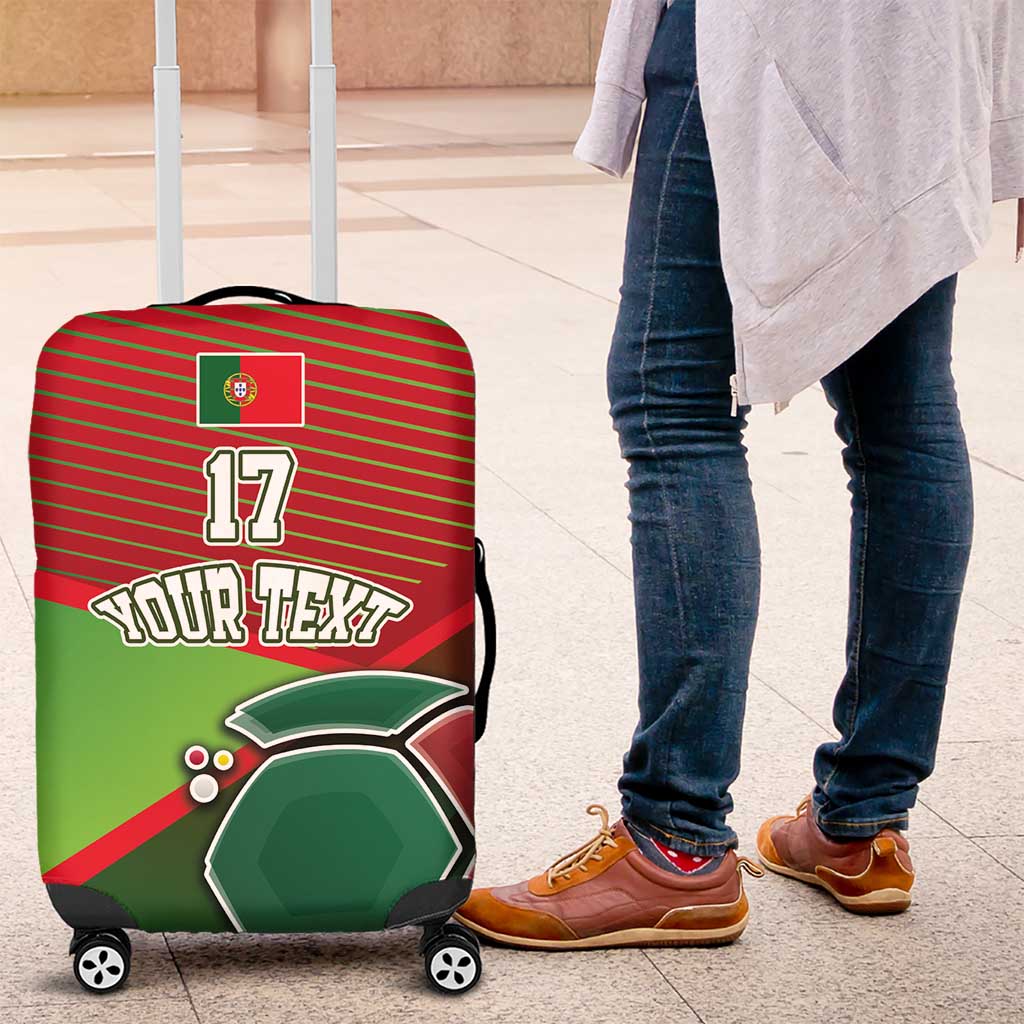 Custom Portugal Football Go Champions Luggage Cover Sporty Style