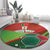 Custom Portugal Football Go Champions Round Carpet Sporty Style