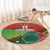 Custom Portugal Football Go Champions Round Carpet Sporty Style