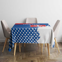 Personalized Slovakia Coat of Arms Tablecloth Map Flag Style
