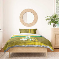 Custom Guadelope Football Bedding Set Basse Terre Yellow Style