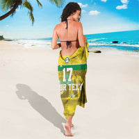 Custom Guadelope Football Sarong Basse Terre Yellow Style