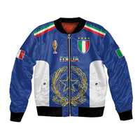 Italian Football Custom Bomber Jacket Sporty Style