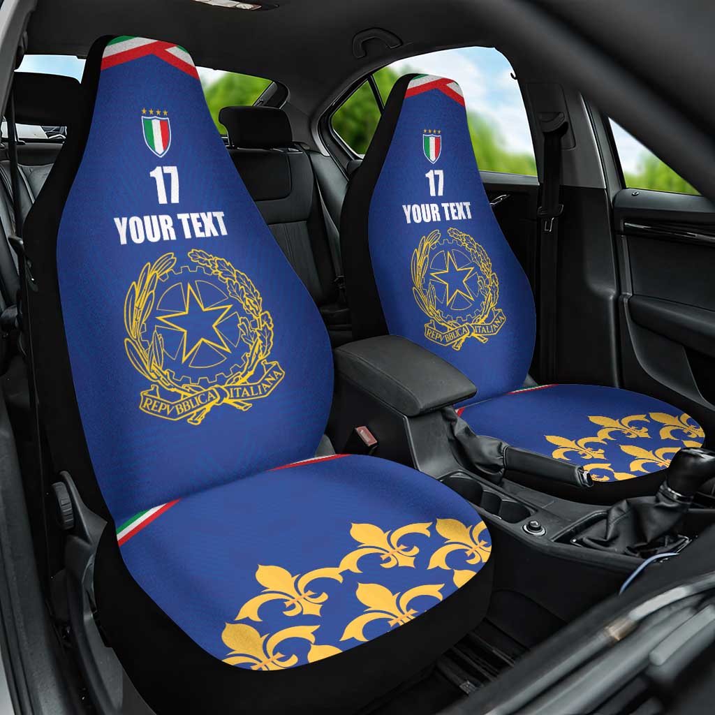 Italian Football Custom Car Seat Cover Sporty Style